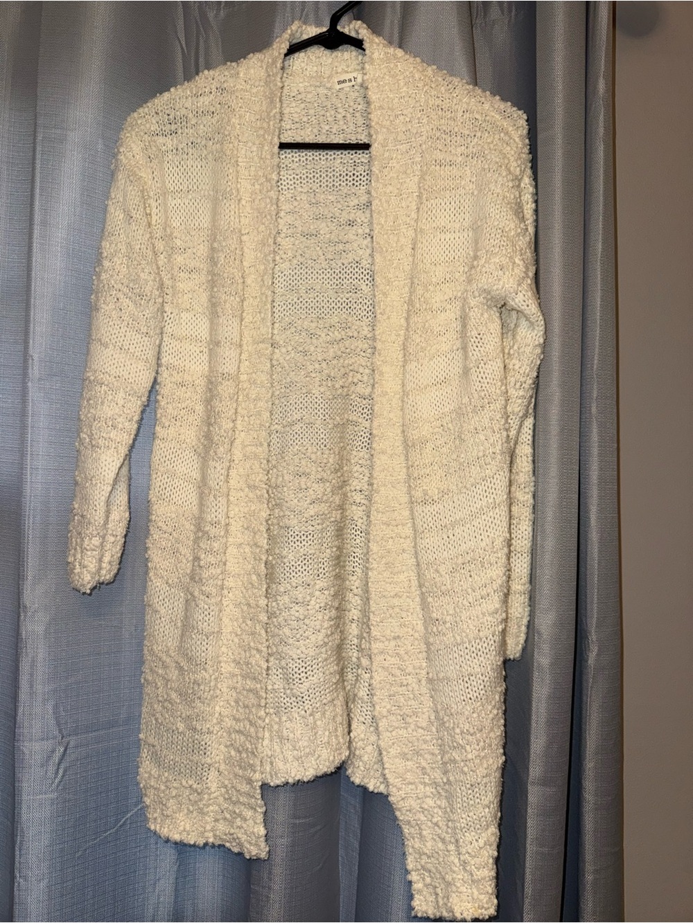 Cozy Cream Open-Front Women's Cardigan Sweater